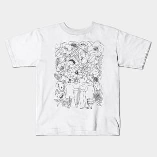 Plant Lady Friends Kids T-Shirt